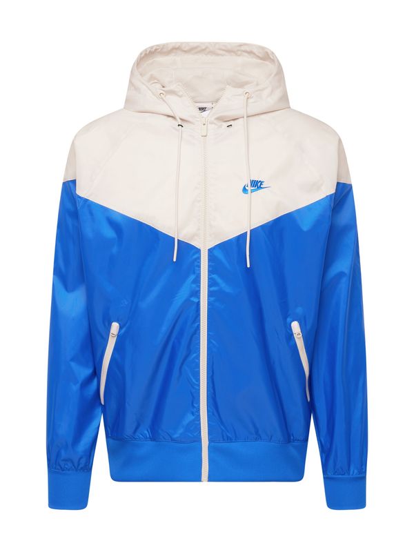 Nike Sportswear Nike Sportswear Prehodna jakna  kraljevo modra / bela