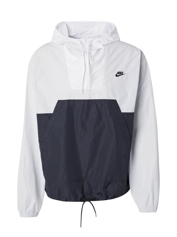 Nike Sportswear Nike Sportswear Prehodna jakna 'MARINA'  temno siva / bela