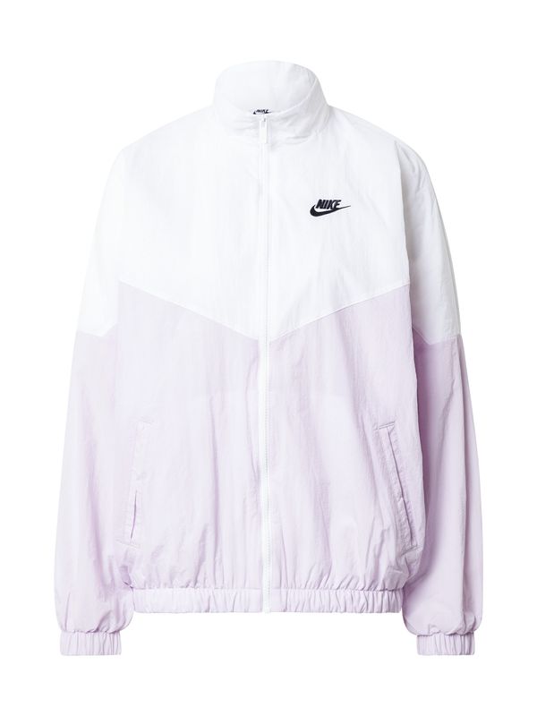 Nike Sportswear Nike Sportswear Prehodna jakna  roza / črna / bela