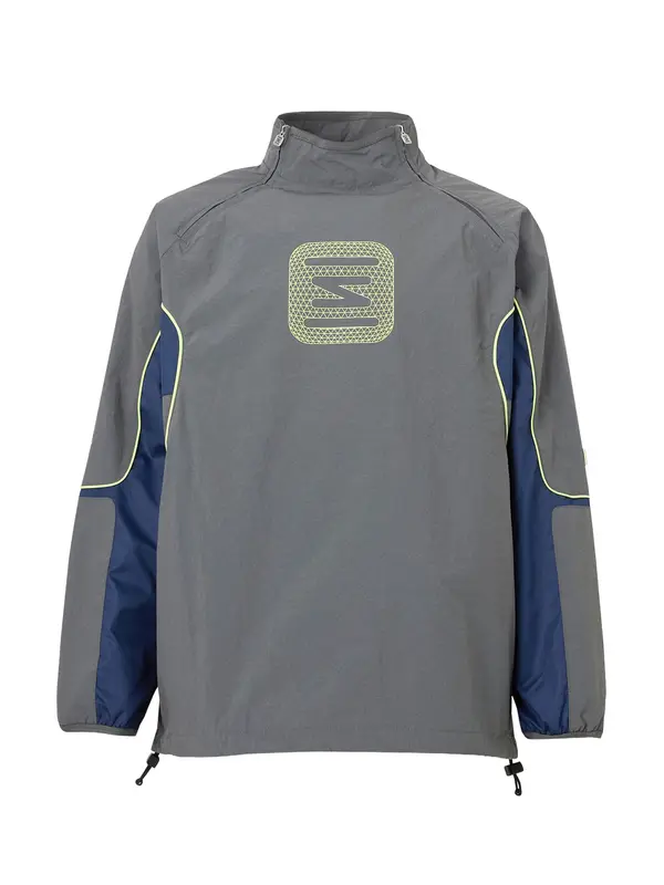Nike Sportswear Nike Sportswear Prehodna jakna 'SHOX'  mornarska / siva / jabolko