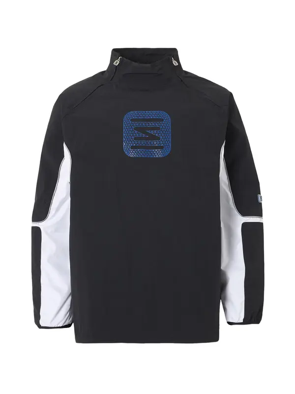 Nike Sportswear Nike Sportswear Prehodna jakna 'SHOX'  temno modra / črna / bela