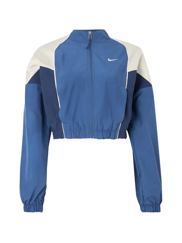 Nike Sportswear Nike Sportswear Prehodna jakna 'SHRUNKEN'  mornarska / kraljevo modra / bela