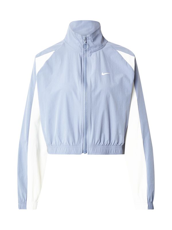 Nike Sportswear Nike Sportswear Prehodna jakna  svetlo modra / bela