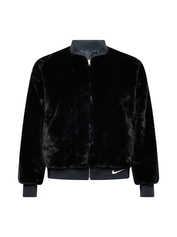 Nike Sportswear Nike Sportswear Prehodna jakna  temno siva / črna / bela