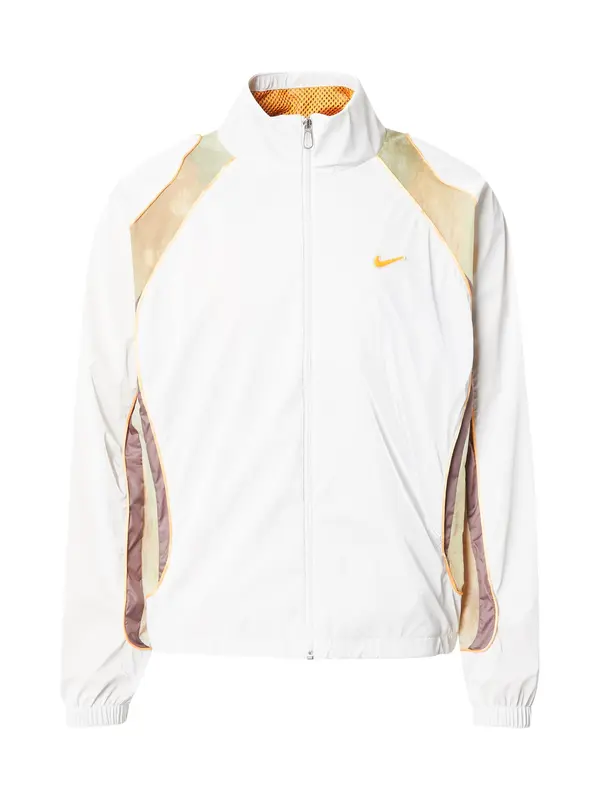 Nike Sportswear Nike Sportswear Prehodna jakna  umbra / kapučino / oranžna / bela