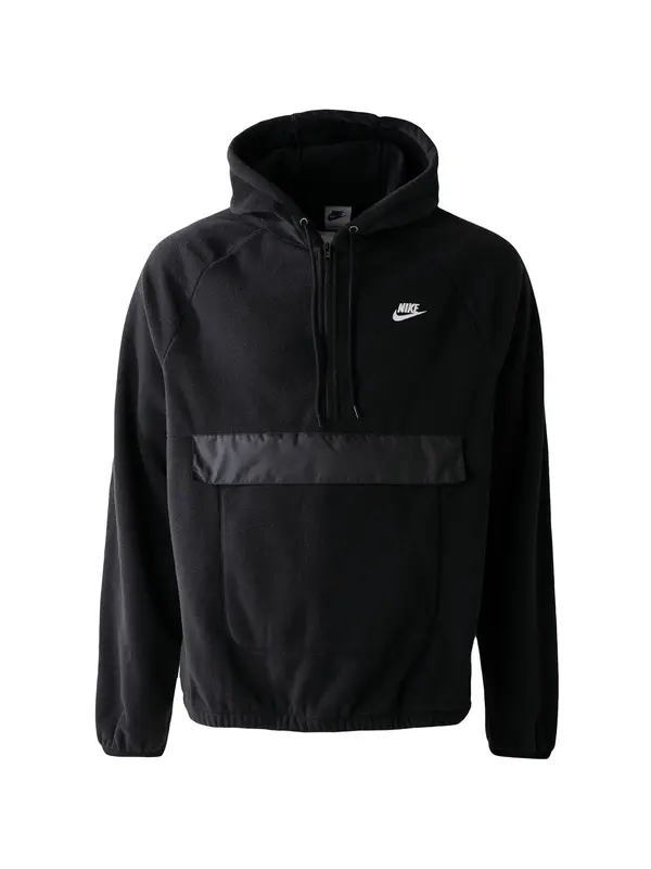 Nike Sportswear Nike Sportswear Pulover 'Club'  črna / bela