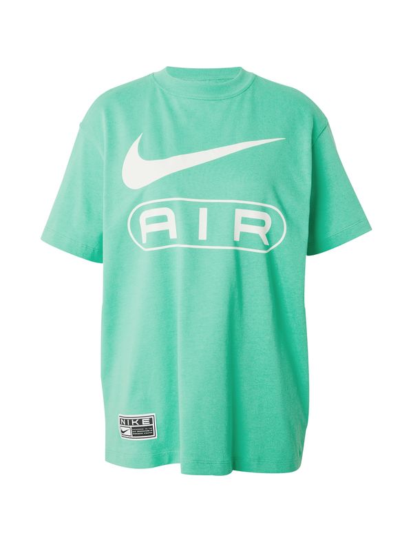 Nike Sportswear Nike Sportswear Široka majica 'AIR'  žad / bela