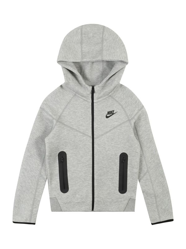 Nike Sportswear Nike Sportswear Športna jakna  pegasto siva / črna
