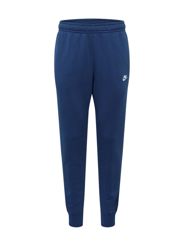 Nike Sportswear Nike Sportswear Športne hlače 'Club Fleece'  marine / bela