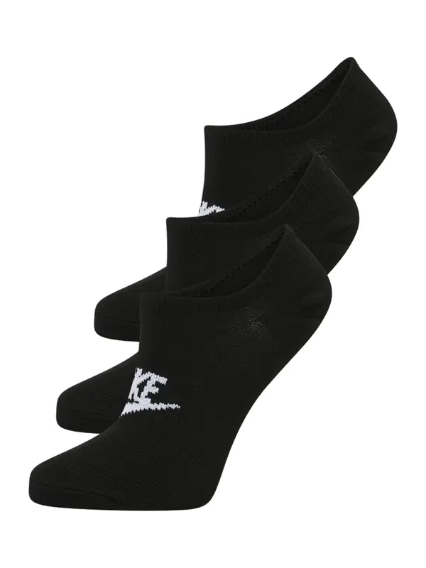 Nike Sportswear Nike Sportswear Stopalke 'Everyday Essential'  črna / bela