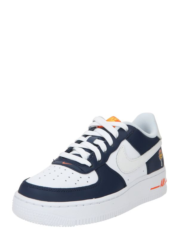 Nike Sportswear Nike Sportswear Superge 'AIR FORCE 1 LOW LV8 BG'  mornarska / oranžna / bela