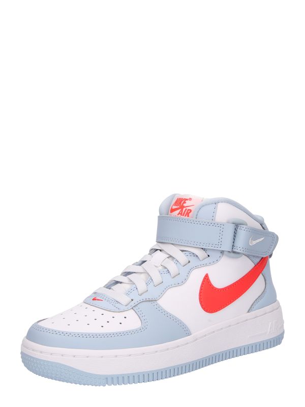 Nike Sportswear Nike Sportswear Superge 'Air Force 1 Mid EasyOn'  pastelno modra / ognjeno rdeča / bela