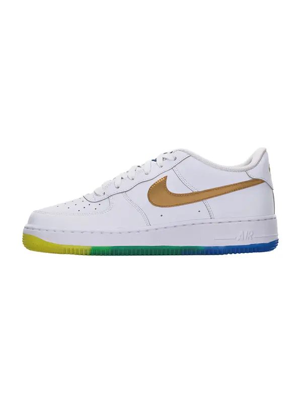 Nike Sportswear Nike Sportswear Superge 'Air Force 1'  zlata / bela
