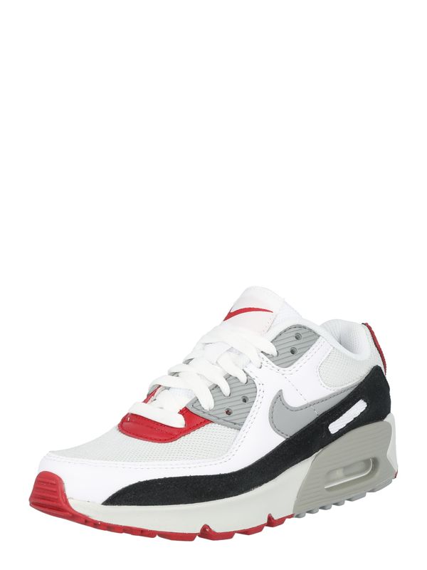 Nike Sportswear Nike Sportswear Superge 'Air Max 90 LTR'  siva / svetlo siva / rdeča / črna