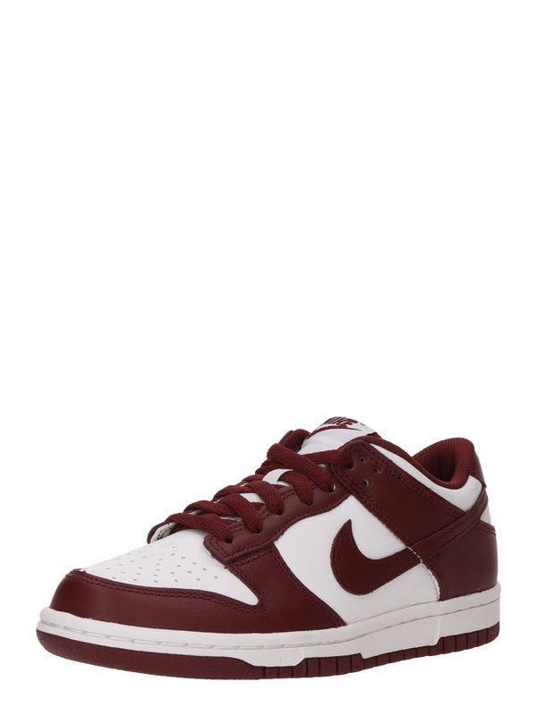 Nike Sportswear Nike Sportswear Superge 'Dunk'  temno rdeča / bela