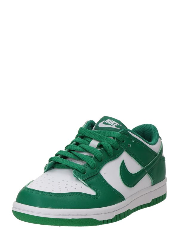 Nike Sportswear Nike Sportswear Superge 'Dunk'  zelena / bela