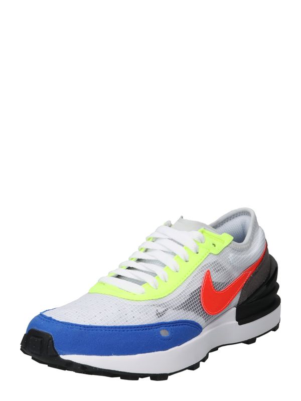 Nike Sportswear Nike Sportswear Superge 'Waffle One'  kraljevo modra / neonsko rumena / svetlo rdeča / črna / bela