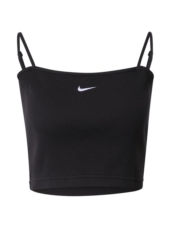 Nike Sportswear Nike Sportswear Top  črna / bela