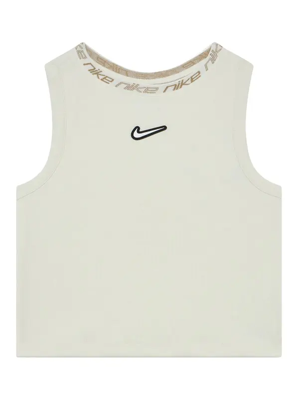Nike Sportswear Nike Sportswear Top 'DANCE'  temno bež / biserno bela