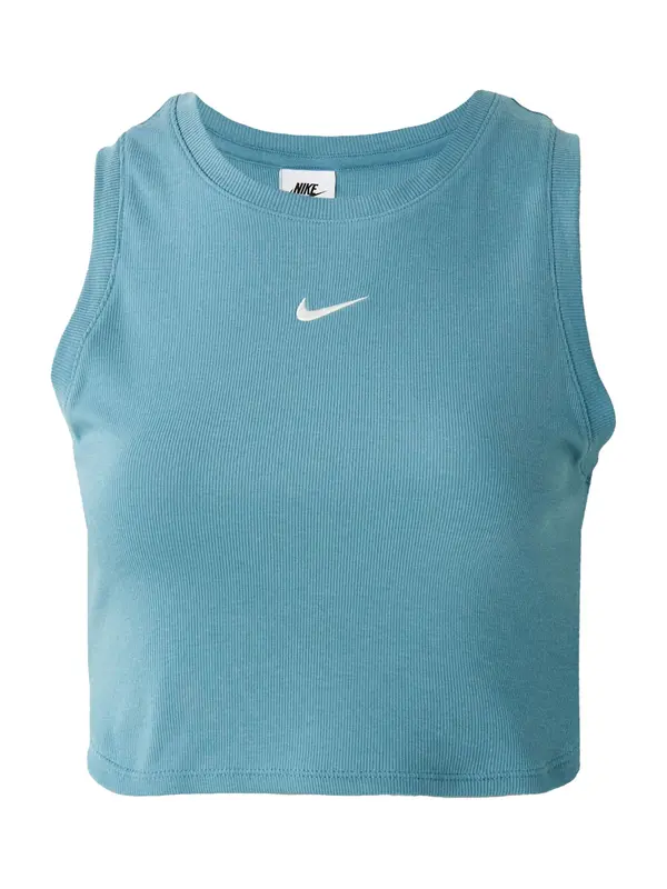 Nike Sportswear Nike Sportswear Top 'ESSNTL'  svetlo modra / bela