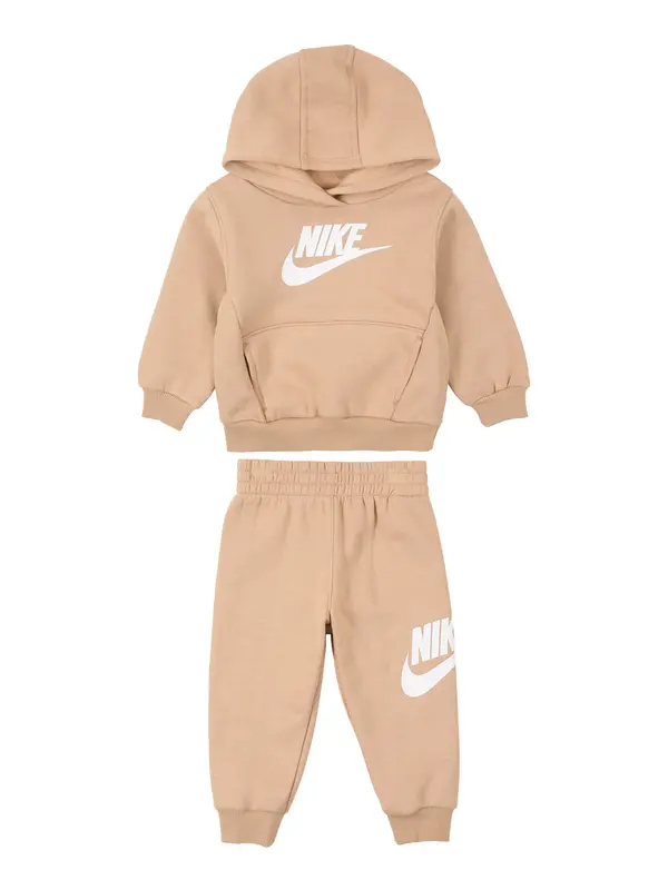 Nike Sportswear Nike Sportswear Trenirka za tek 'CLUB FLEECE'  kamela / bela