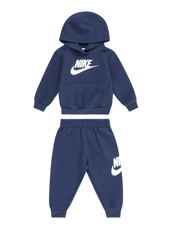 Nike Sportswear Nike Sportswear Trenirka za tek 'Club Fleece'  mornarska / bela