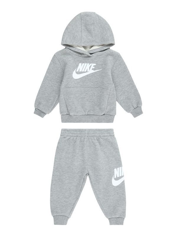 Nike Sportswear Nike Sportswear Trenirka za tek 'CLUB FLEECE'  pegasto siva / bela