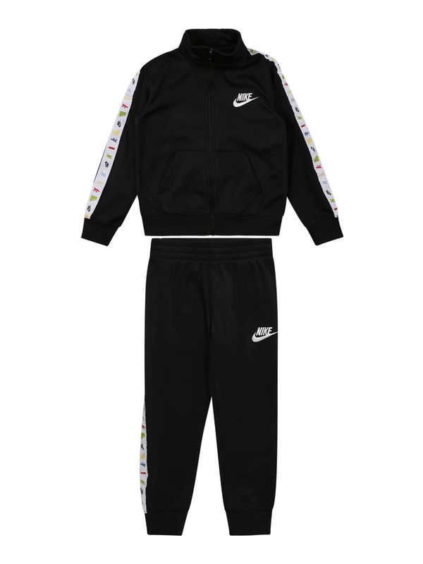 Nike Sportswear Nike Sportswear Trenirka za tek 'CLUB'  jabolko / marelica / črna / bela