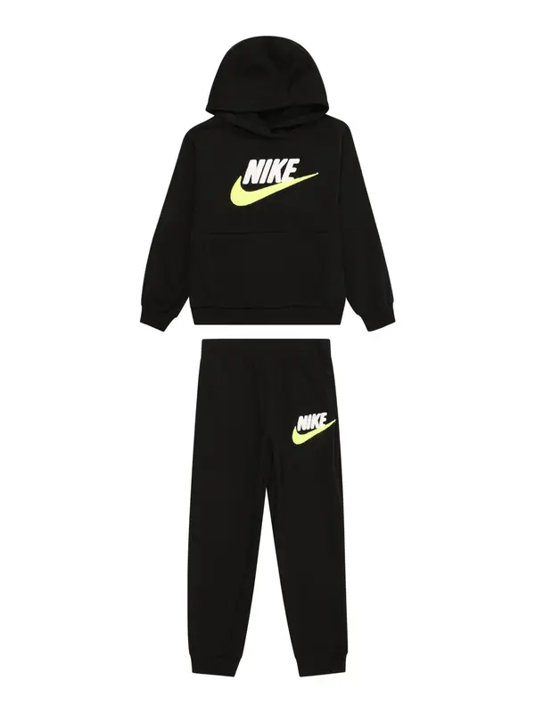 Nike Sportswear Nike Sportswear Trenirka za tek 'CLUB'  limona / črna / bela