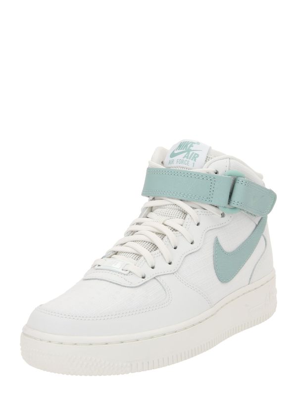 Nike Sportswear Nike Sportswear Visoke superge 'AIR FORCE 1 07 MID'  žad / bela