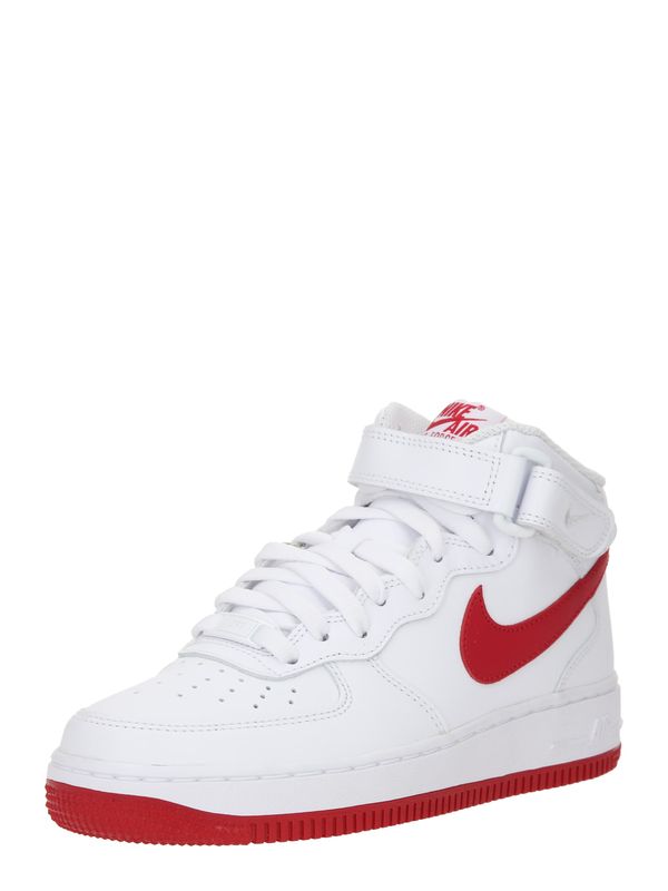 Nike Sportswear Nike Sportswear Visoke superge 'Air Force 1 07'  rdeča / bela