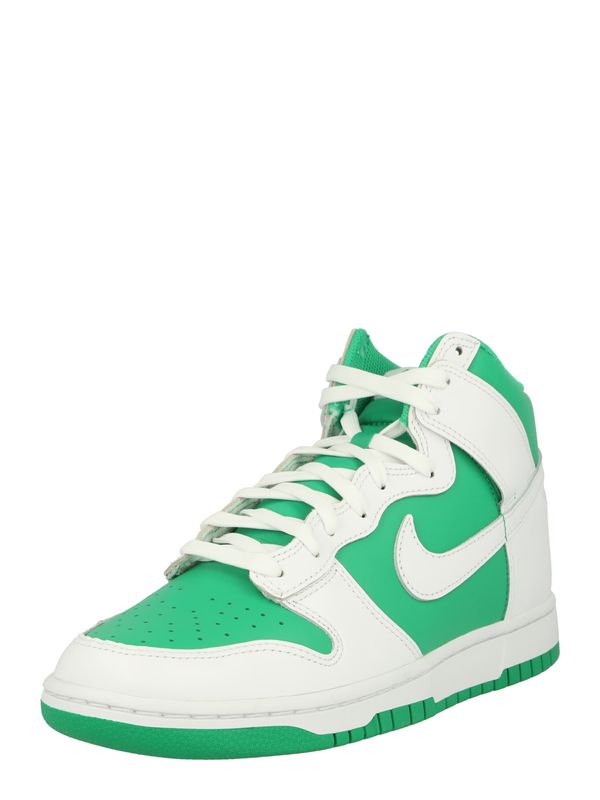 Nike Sportswear Nike Sportswear Visoke superge 'DUNK HI RETRO BTTYS'  travnato zelena / bela