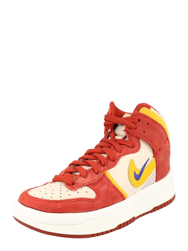 Nike Sportswear Nike Sportswear Visoke superge 'DUNK HIGH UP'  kremna / modra / rumena / rdeča