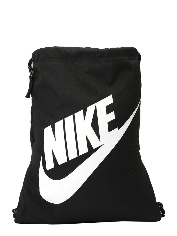 Nike Sportswear Nike Sportswear Vreča nahrbtnik 'Heritage'  črna / bela