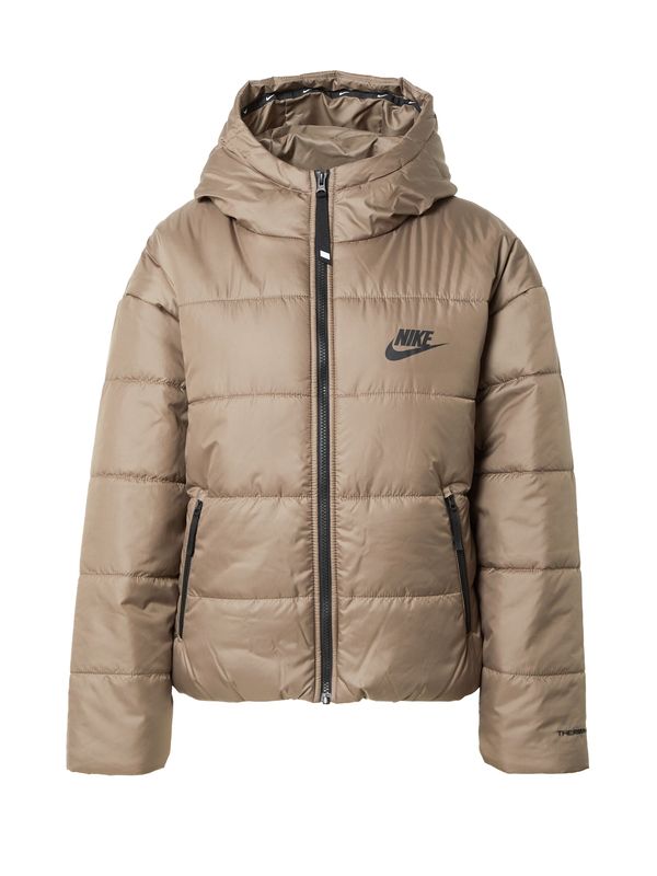 Nike Sportswear Nike Sportswear Zimska jakna  svetlo rjava / črna