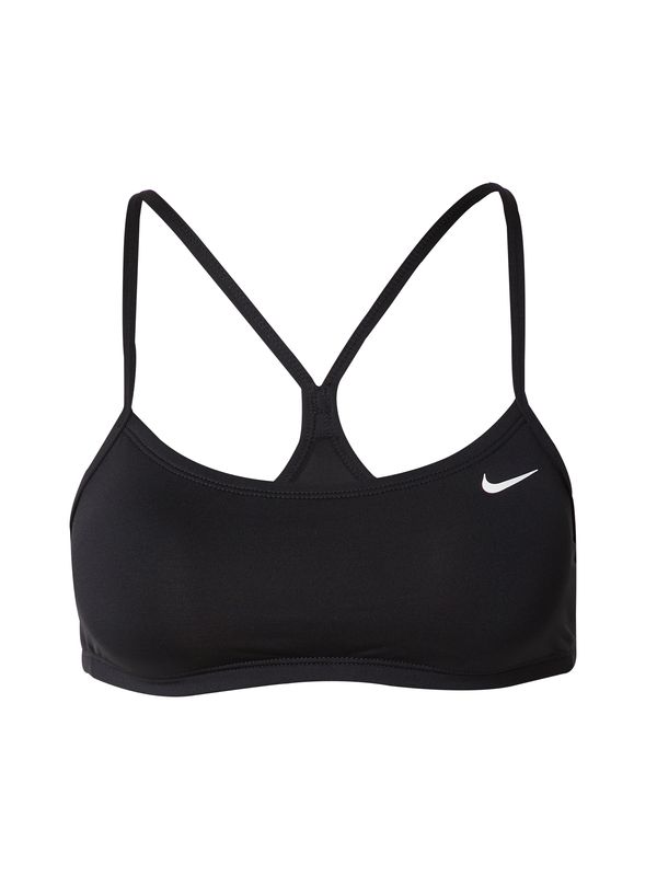 Nike Swim Nike Swim Športen bikini zgornji del 'Essential'  črna / bela