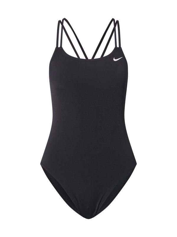 Nike Swim Nike Swim Športne enodelne kopalke  črna / bela