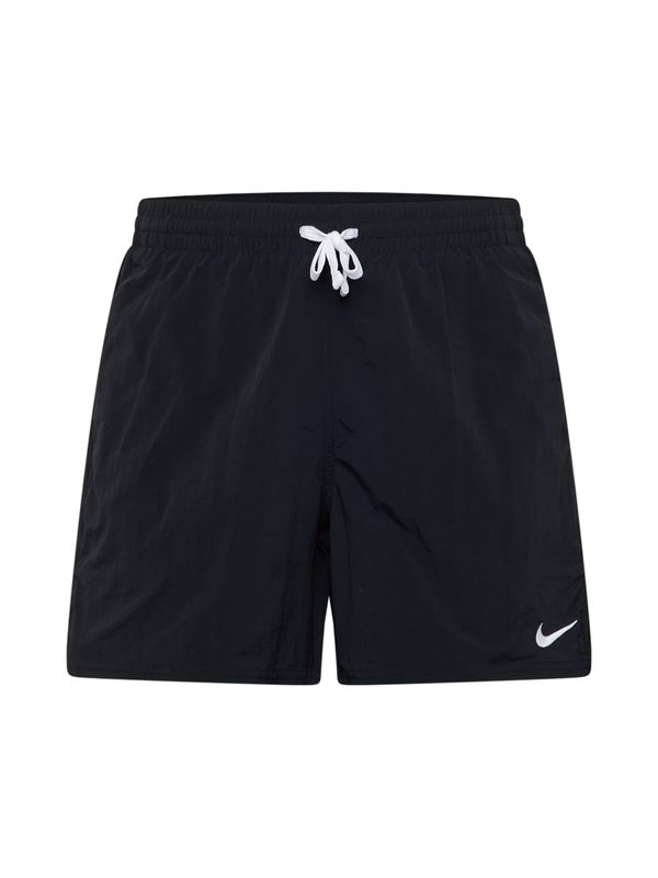 Nike Swim Nike Swim Športne kopalne hlače  črna / bela