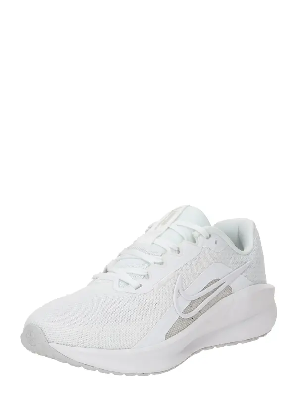 NIKE NIKE Tekaški čevelj 'Downshifter 13'  srebrna / bela