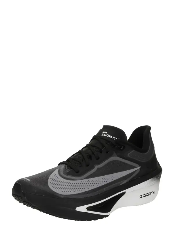 NIKE NIKE Tekaški čevelj 'Zoom Fly 6'  siva / temno siva / črna