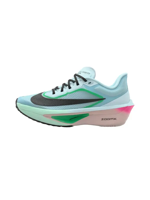 NIKE NIKE Tekaški čevelj 'Zoom Fly 6'  svetlo modra / svetlo zelena / črna