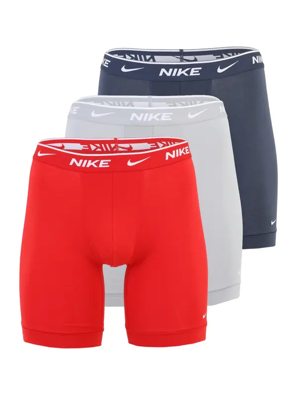 NIKE Underwear NIKE Underwear Boksarice  golobje modra / svetlo siva / rdeča