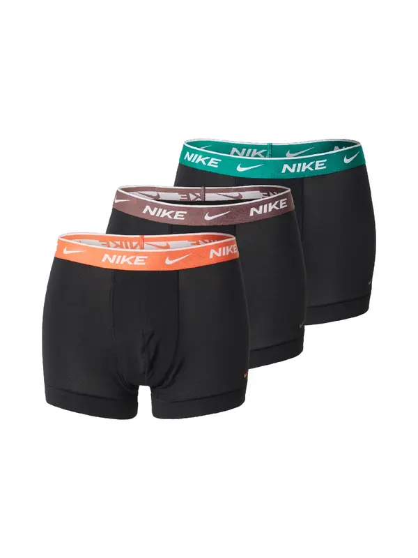 NIKE Underwear NIKE Underwear Boksarice  rjava / smaragd / oranžna / črna