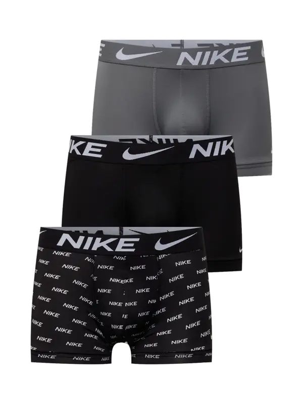 NIKE Underwear NIKE Underwear Boksarice  siva / črna / bela