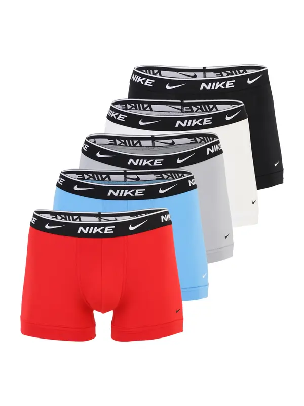 NIKE Underwear NIKE Underwear Boksarice  svetlo modra / siva / rdeča / bela