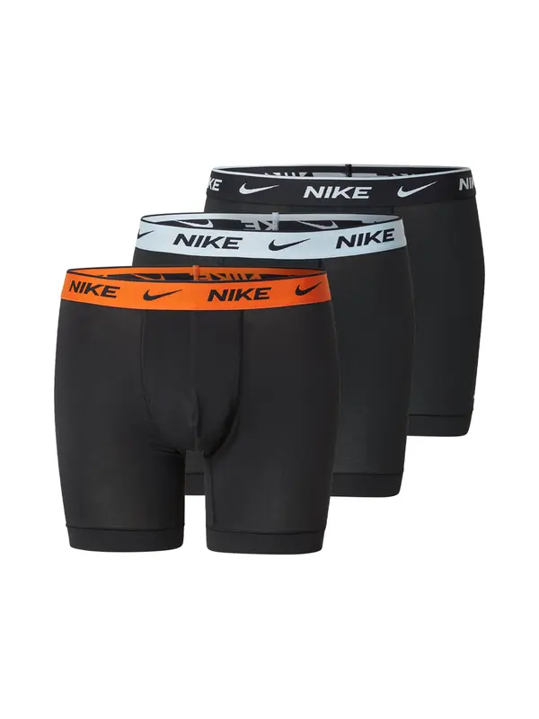 NIKE Underwear NIKE Underwear Boksarice  svetlo siva / oranžna / črna