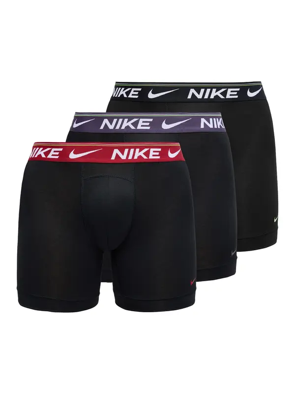 NIKE Underwear NIKE Underwear Boksarice  temno liila / krvavo rdeča / črna / bela