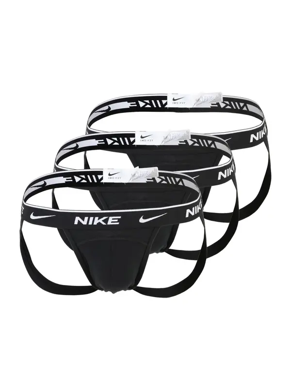 NIKE Underwear NIKE Underwear Spodnje hlačke  črna / bela