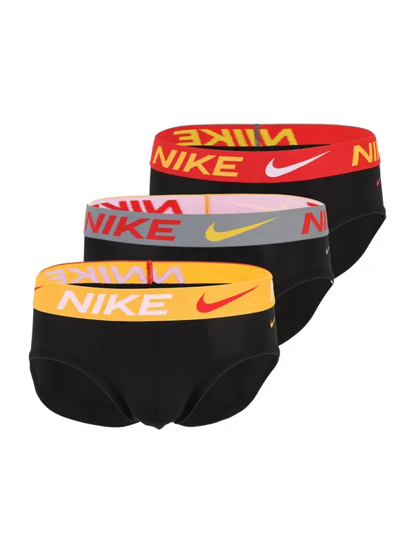 NIKE Underwear NIKE Underwear Spodnje hlačke  temno siva / oranžna / rdeča / črna