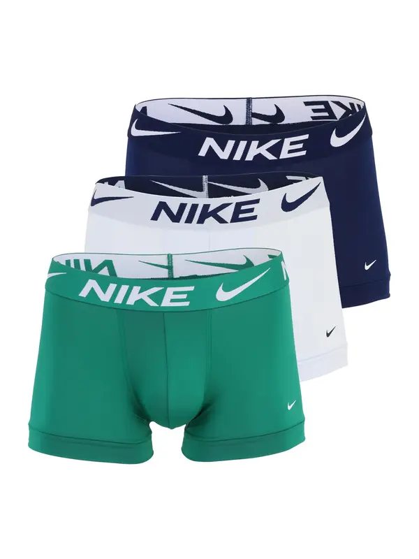 NIKE Underwear NIKE Underwear Športne spodnjice 'Everyday Essential'  mornarska / zelena / bela